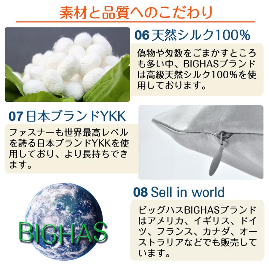 シルク毛布 220cmX200cm アイボリー 収納バッグ付き 牛革シュリンクバッグ（アイボリー×ネイビーブルー/タッセル付き