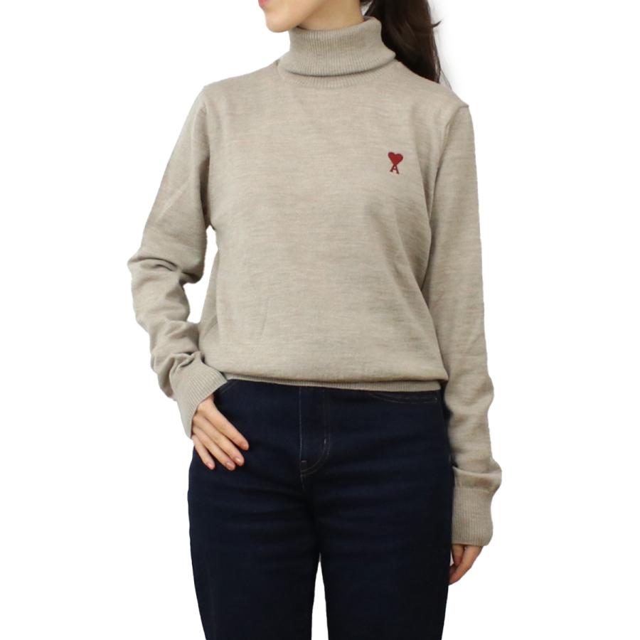 AMI PARIS MATTIUSSI ハートロゴ FKS411.KN0025 265 CHAMPAGNE apparel 