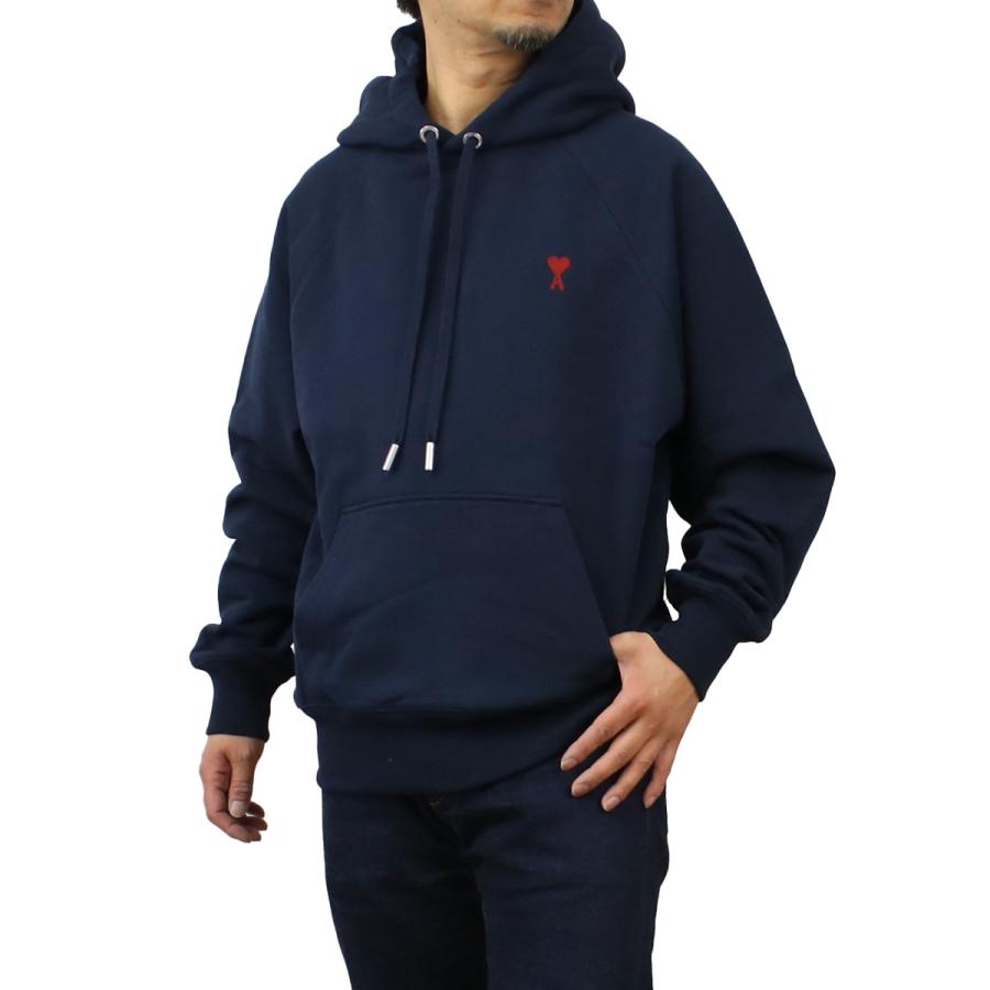 AMI PARIS アミパリス パーカー USW205.747 430 ユニセックス ネイビー 爆買の画像