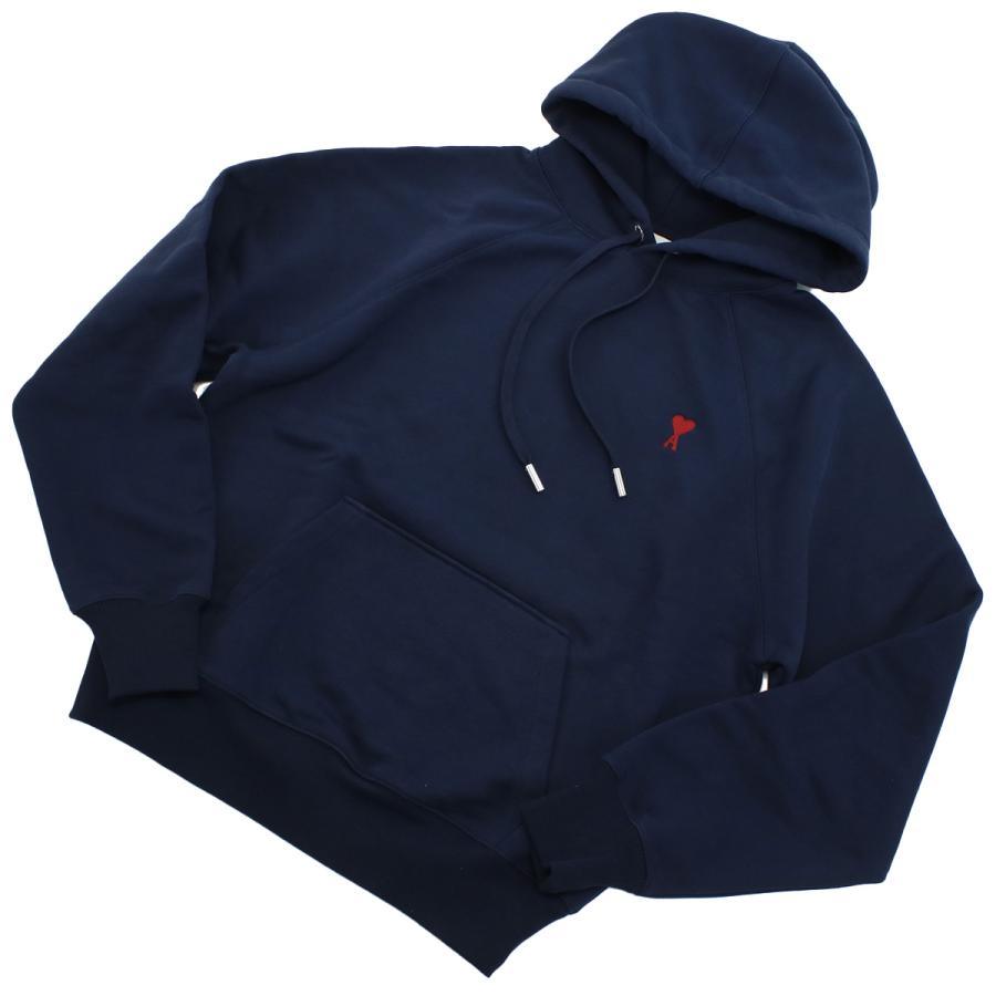 AMI PARIS アミパリス パーカー USW205.747 430 ユニセックス ネイビー 爆買の画像