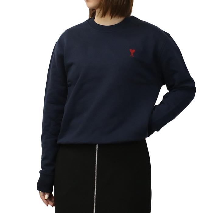 AMI PARIS アミパリス スウェット BFUSW035.730 430 ユニセックス ネイビー AMI PARIS アミパリス Ami de Coeur スウェット BFUSW035.730 430 ユニ