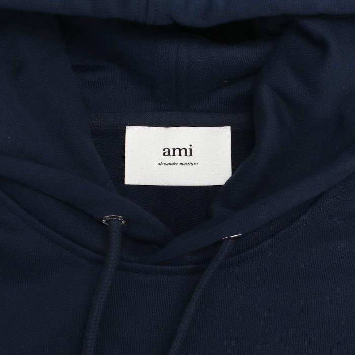 AMI PARIS アミパリス USW200.730 パーカー BLUE ネイビー系 ユニセックス AMI PARIS アミパリス パーカー USW200.730 491 ユニセックス ネイビー