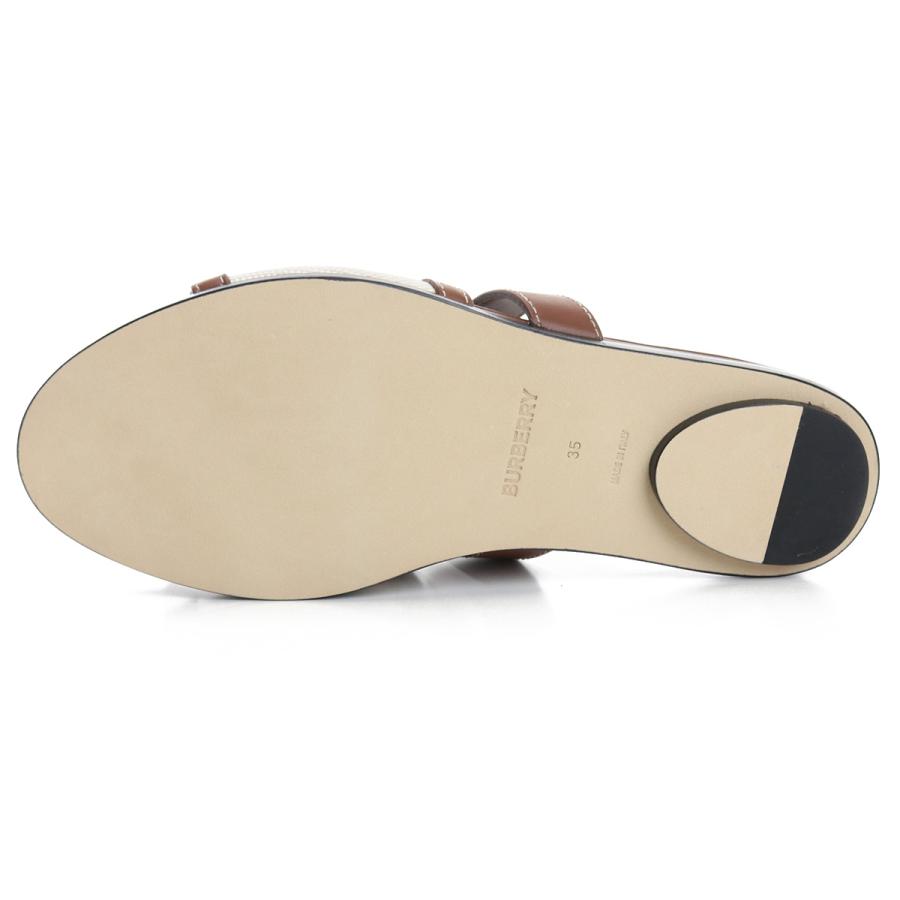 BURBERRY バーバリー サンダル 8042631 A1363 レディース ブラウンの画像