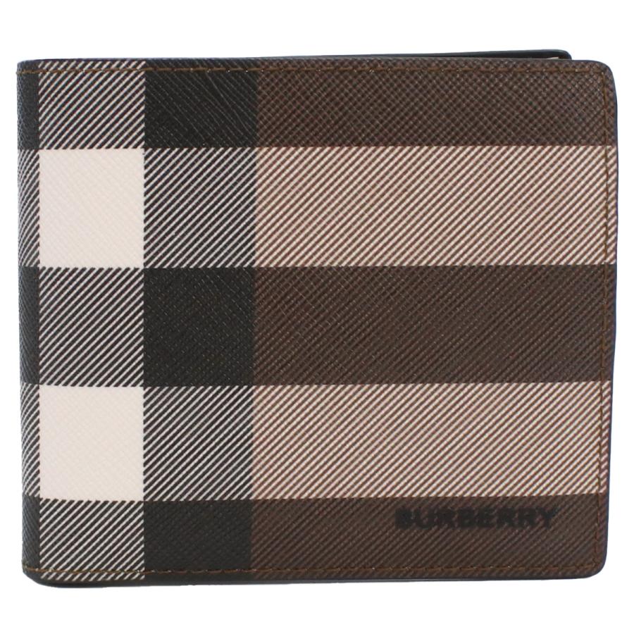 BURBERRY バーバリー 二折財布小銭入付き 8052802 A8900 メンズ ブラウンの画像