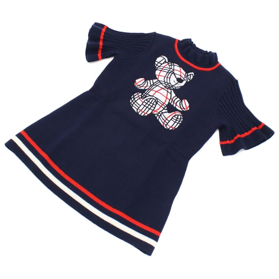 BURBERRY ベビーワンピース ギフト 8053517 A1222 NAVY kb-01
