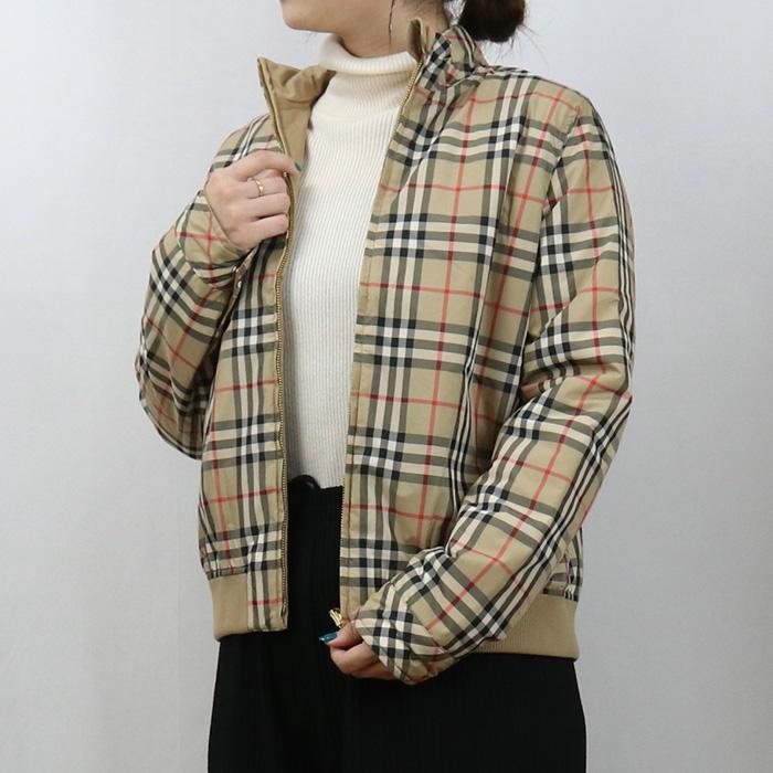 BURBERRY バーバリー  ジャケット ブルゾン 8053692 A7026 キッズ 大人もOK ベージュ チェックの画像