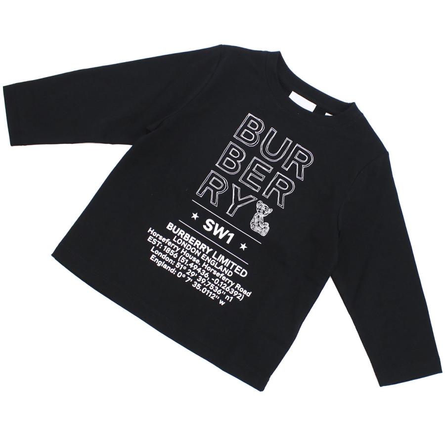 BURBERRY（バーバリー） 長袖Tシャツ 8053776 A1189 ベビー ブラック