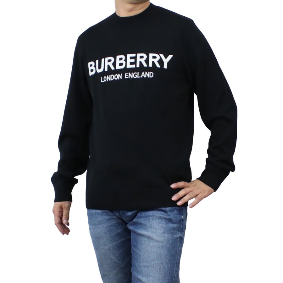 バーバリー BURBERRY メンズ−セーター，ニット　ブランド　ロゴ入り 8054896　A1189 BLACK ブラック warm-04 冬セール  :bur8054896a:ビッグヒット Yahoo!店 - 通販 - Yahoo!ショッピング