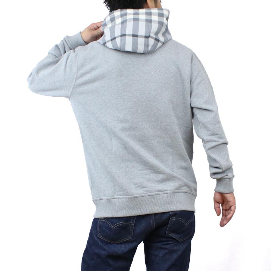 BURBERRY バーバリー パーカー 8057010 A2142 メンズ グレーの画像