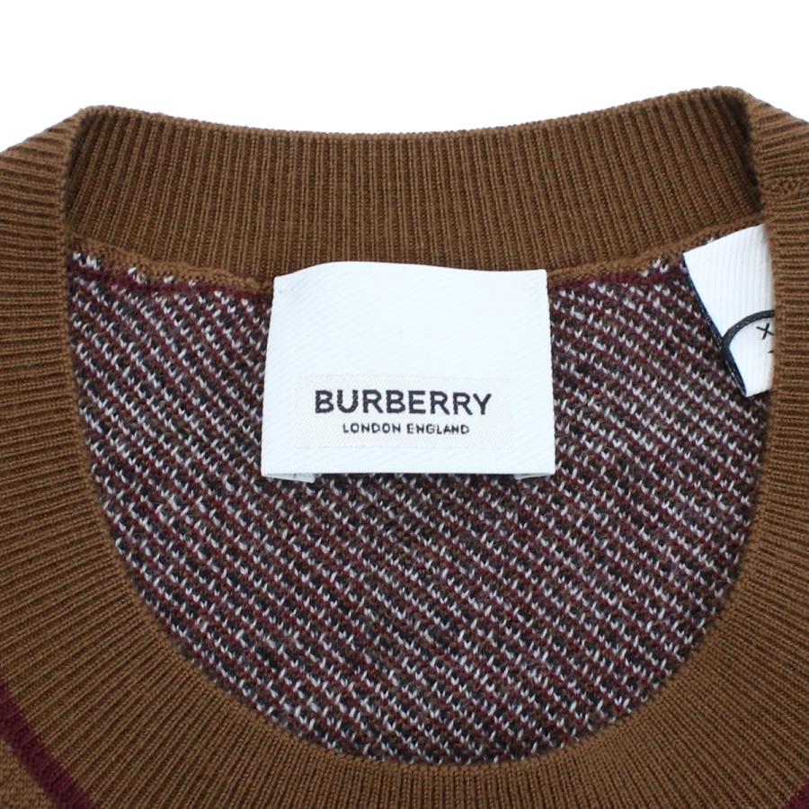 美品 バーバリー BURBERRY ニット セーター ロングスリーブ チェック ウール トップス レディース M レッド burberry/バーバリー通販 | アーガイルチェック ウールブレンド