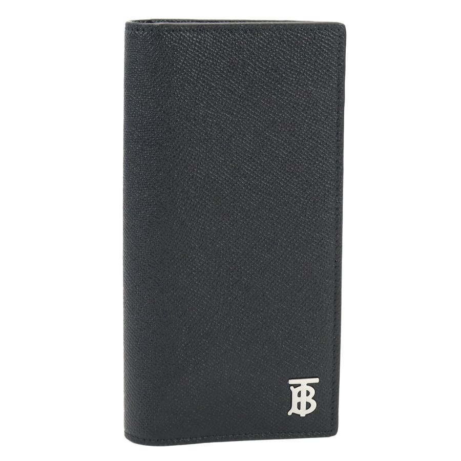BURBERRY バーバリー 長財布ニ折小銭入付き 8062692 A1189 メンズ ブラックの画像