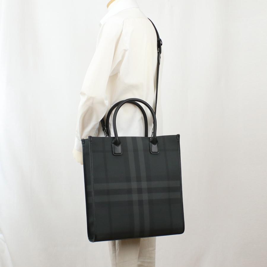 【父の日】BURBERRY バーバリー トートバッグ 8062951 A12082WAY ユニセックス グレー 爆買の画像