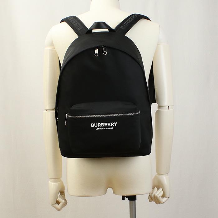 【父の日】BURBERRY バーバリー リュック 8063495 A1189 メンズ ブラックの画像