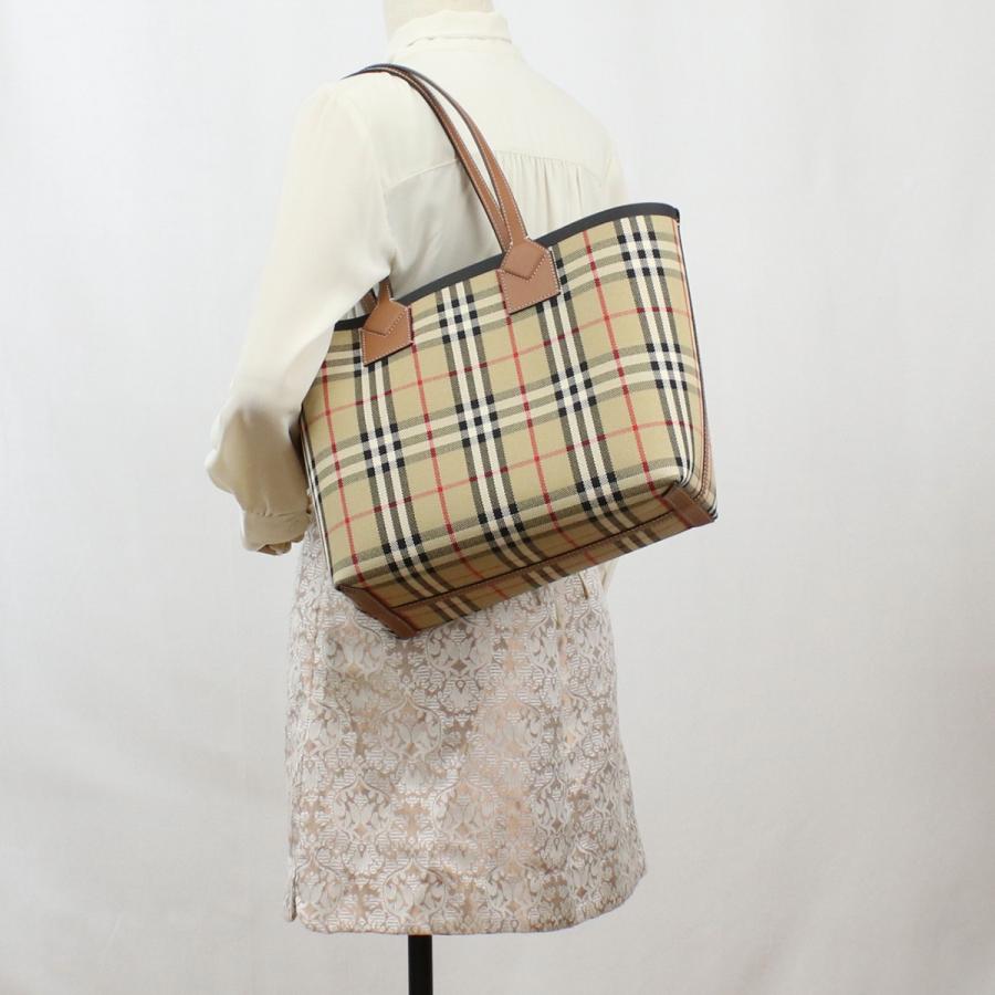 BURBERRY トートバッグ 8066163 A9534 BRIAR BROWN-BLACK BURBERRY トートバッグ 8066163 A9534 BRIAR BROWN-BLACK