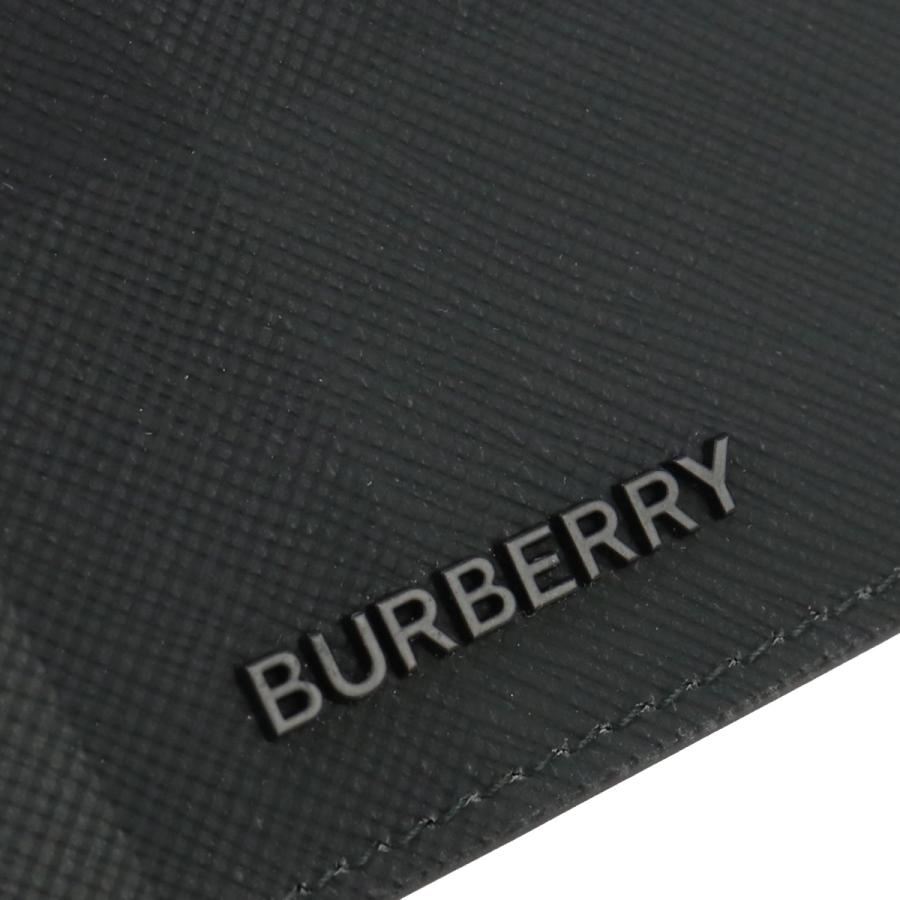 BURBERRY バーバリー 長財布ニ折小銭入付き 8070199 A1208 メンズ ネイビーの画像