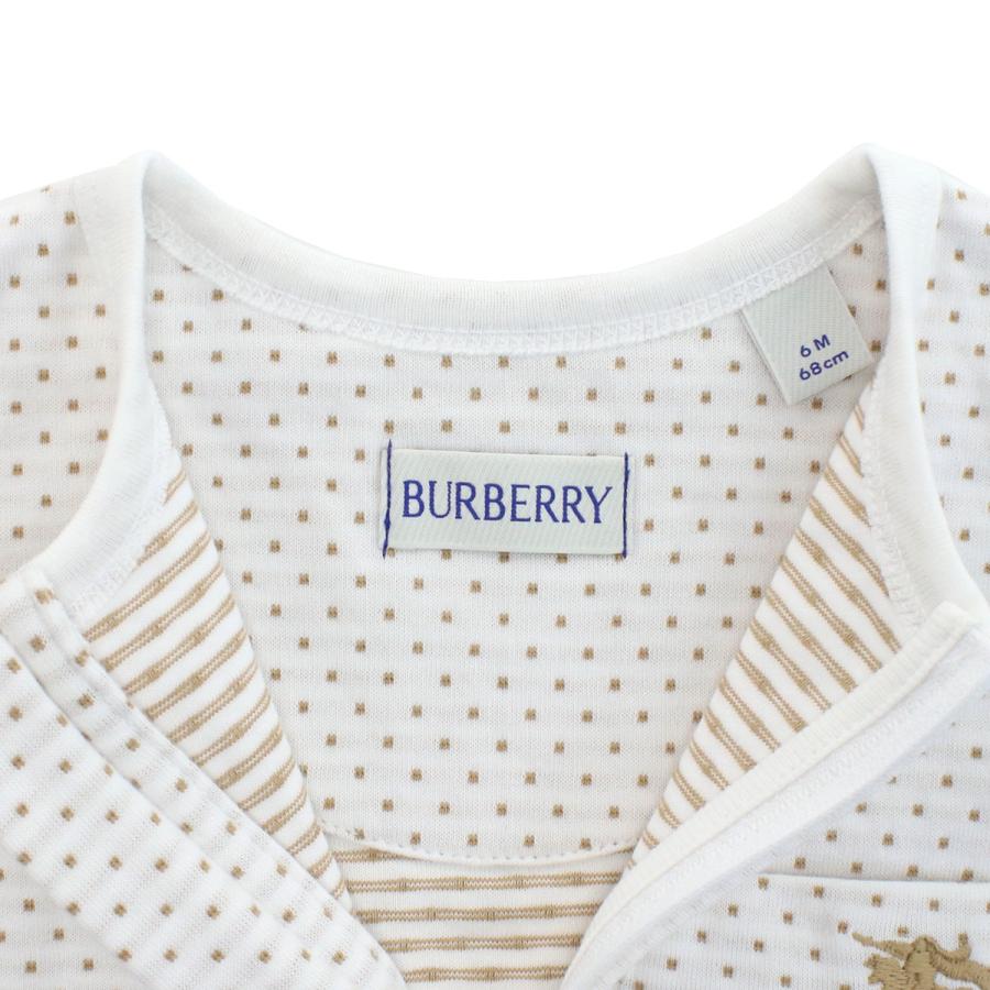 BURBERRY（バーバリー） ロンパース 8078864 A7168 ベビー ホワイト 