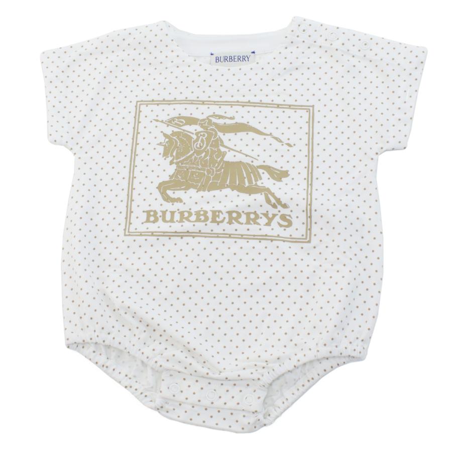 BURBERRY（バーバリー） ロンパース 8078866 A7168 ベビー ホワイト