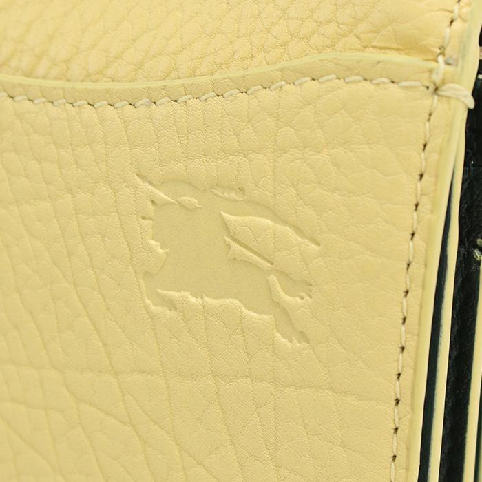 BURBERRY バーバリー 三折財布小銭入付き 8081668 A3364 レディース イエロー 爆買の画像