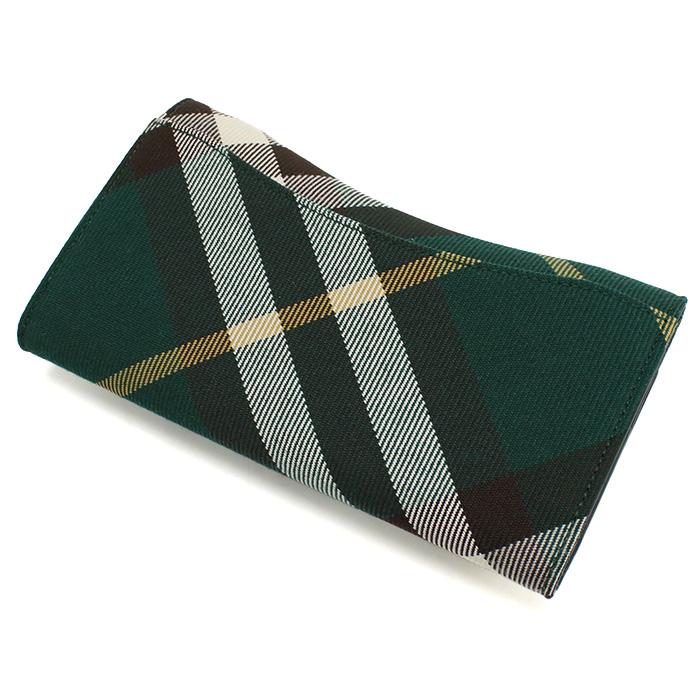 BURBERRY バーバリー 長財布三折小銭入付き 8082331 B8636 レディース グリーン 爆買の画像