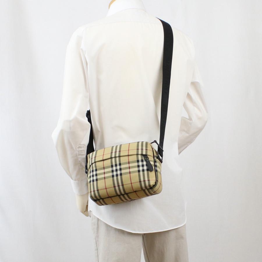 BURBERRY バーバリー 斜め掛け ショルダーバッグ 8084111 A7026 メンズ ベージュの画像