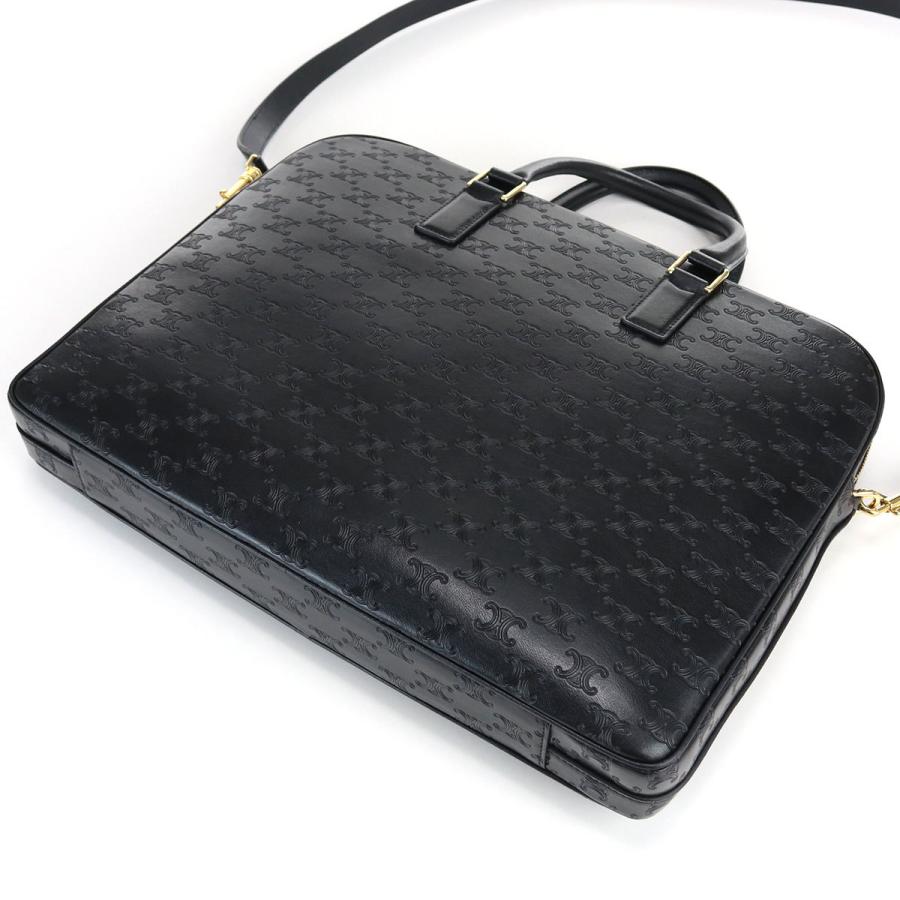 秋冬の主役◎ セリーヌ CELINE ブリーフケース ビジネスバッグ 19042　3BO4　38NO BLACK ブラック bag-01 【BCD3390857539】(118680円)