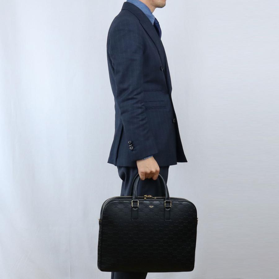 秋冬の主役◎ セリーヌ CELINE ブリーフケース ビジネスバッグ 19042　3BO4　38NO BLACK ブラック bag-01 【BCD3390857539】(118680円)