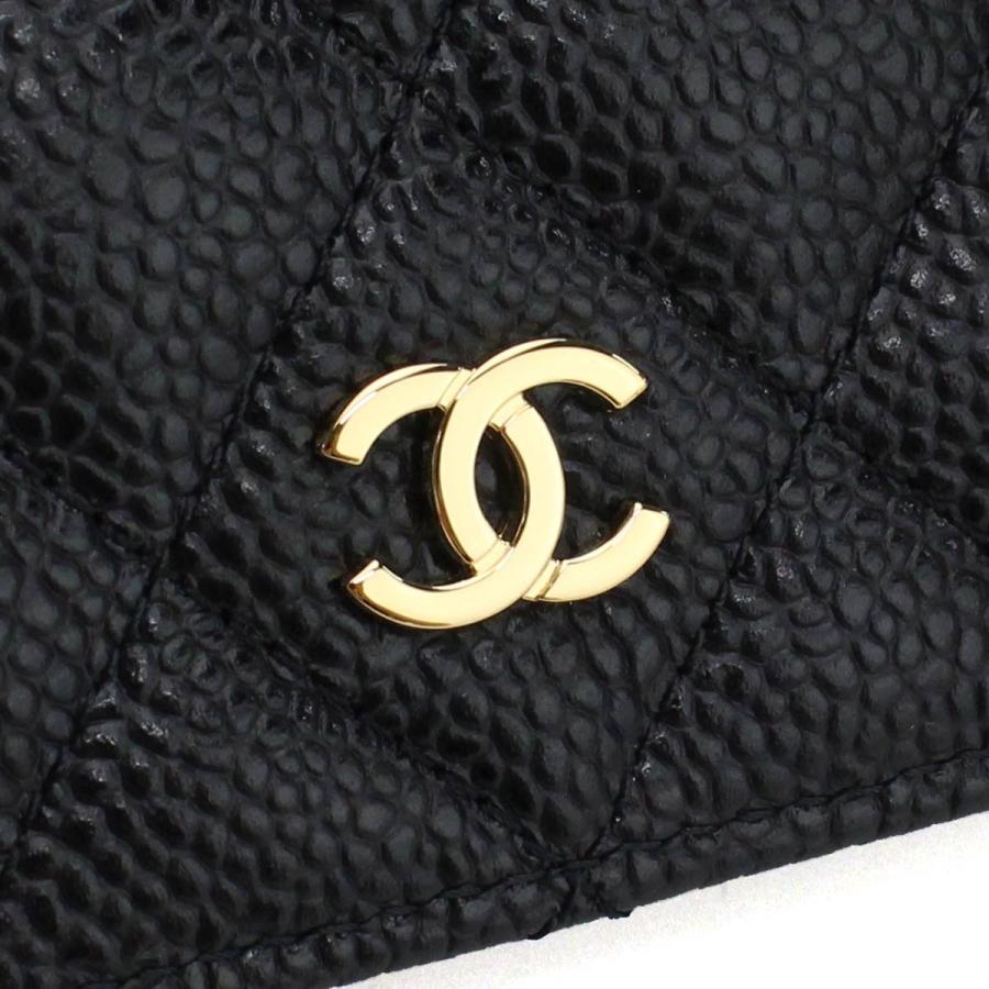 シャネル Chanel 財布 マトラッセ キャビアスキン 2つ折り長財布 Ap0233 ブラック Chaap ビッグヒット Yahoo 店 通販 Yahoo ショッピング