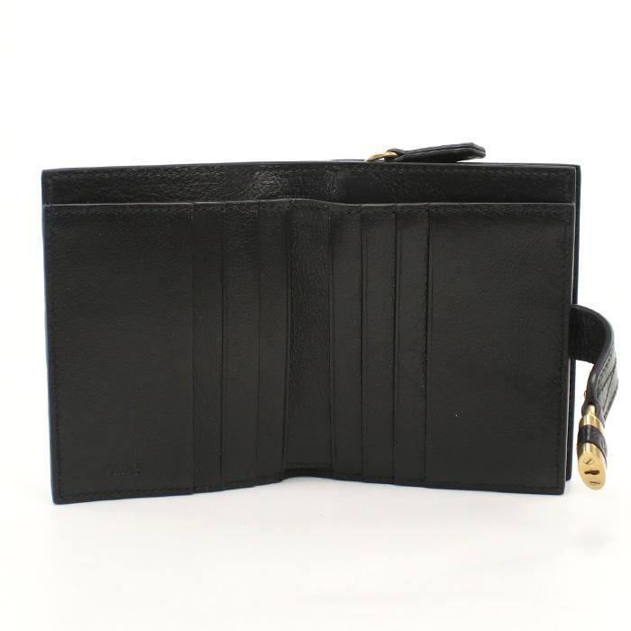 Chloe クロエ 二折財布小銭入付き CH26SP916O37 001 レディース ブラック 爆買の画像