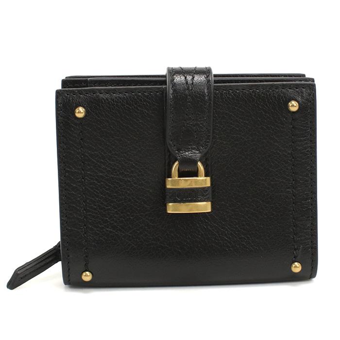 Chloe クロエ 二折財布小銭入付き CH26SP916O37 001 レディース ブラック 爆買の画像