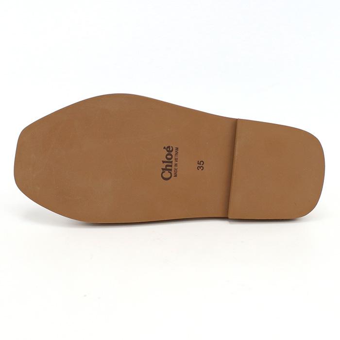 Chloe クロエ サンダル CHC22U188Z3 101 レディース ホワイト 爆買の画像