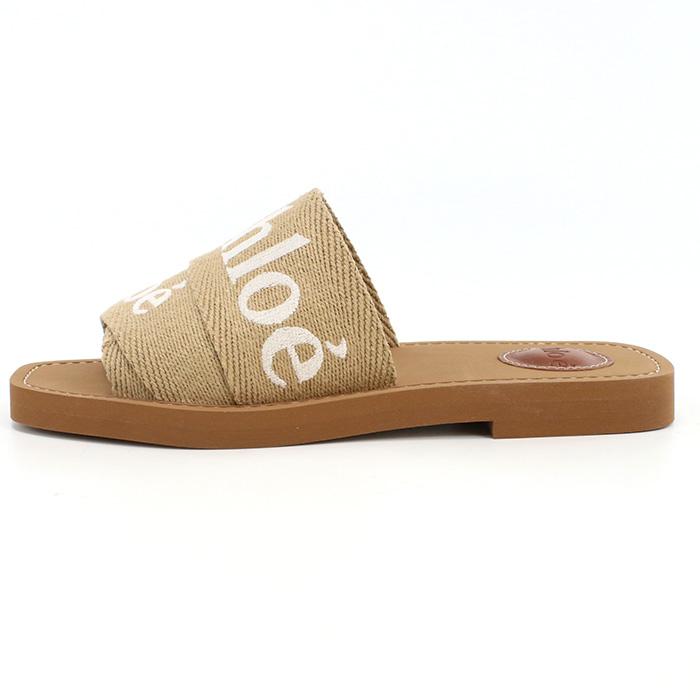 Chloe クロエ サンダル CHC23U188EF 24J レディース ベージュ 爆買の画像
