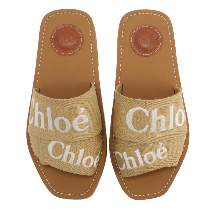 Chloe クロエ サンダル CHC23U188EF 24J レディース ベージュ 爆買の画像