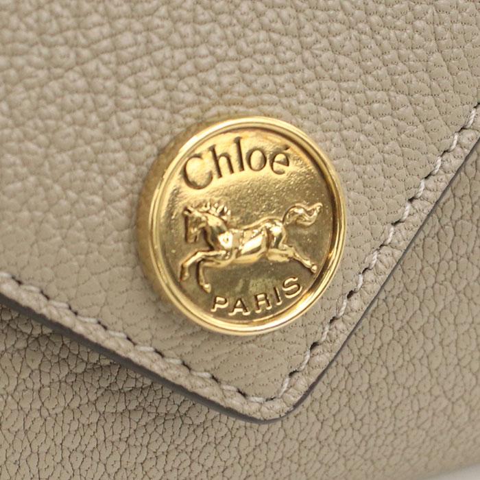 Chloe（クロエ） 三つ折り財布 小銭入付き グレインレザー製 Envelope
