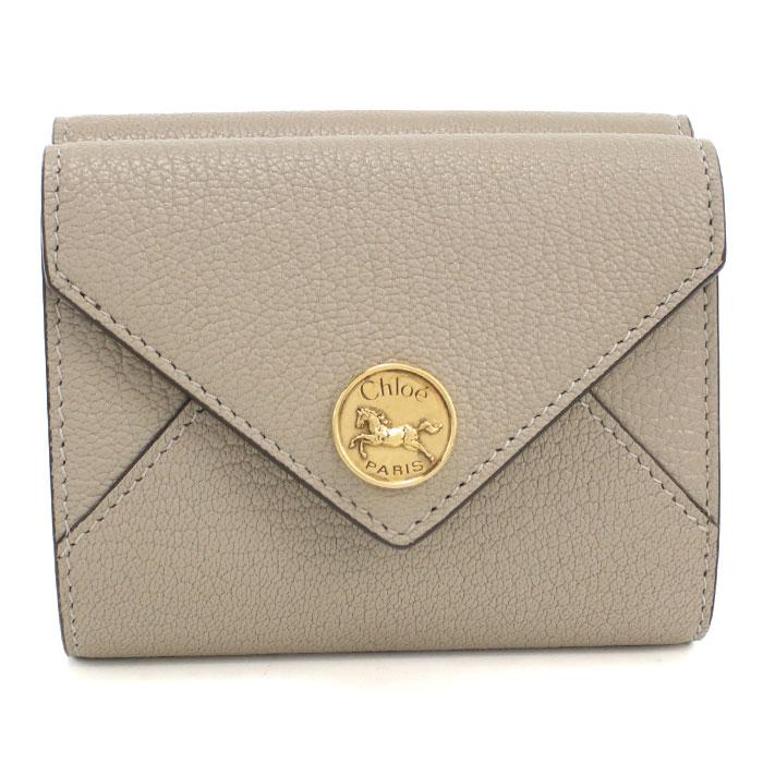 Chloe（クロエ） 三つ折り財布 小銭入付き グレインレザー製 Envelope