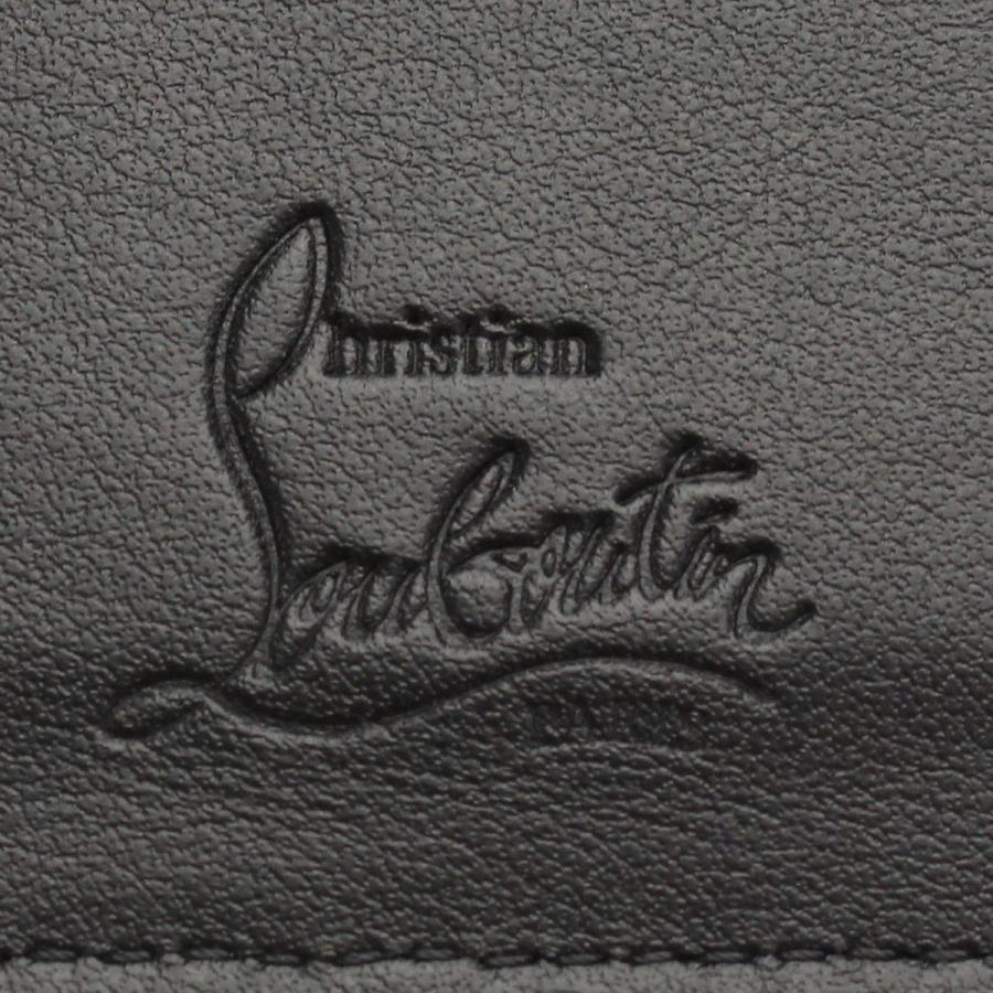 クリスチャン ルブタン Christian Louboutin カードケース 3165043-B078 BLACK/GUNMETAL　ブラック  ギフト  gif-02w new-02｜bighit｜02