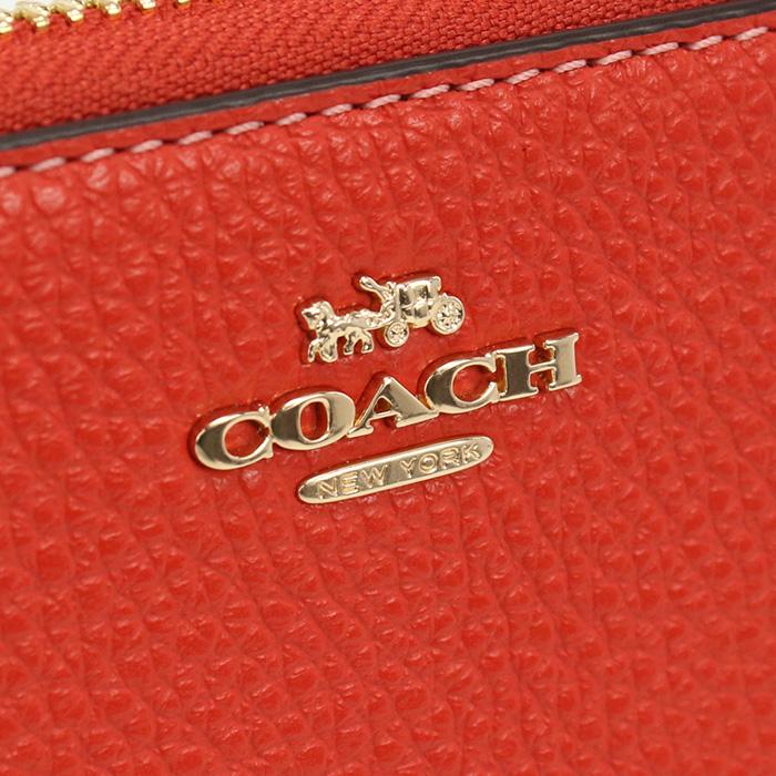 コーチ COACH 長財布ラウンドファスナー　ブランド C4451　IMQRG レッド系　wallet-01｜bighit｜02