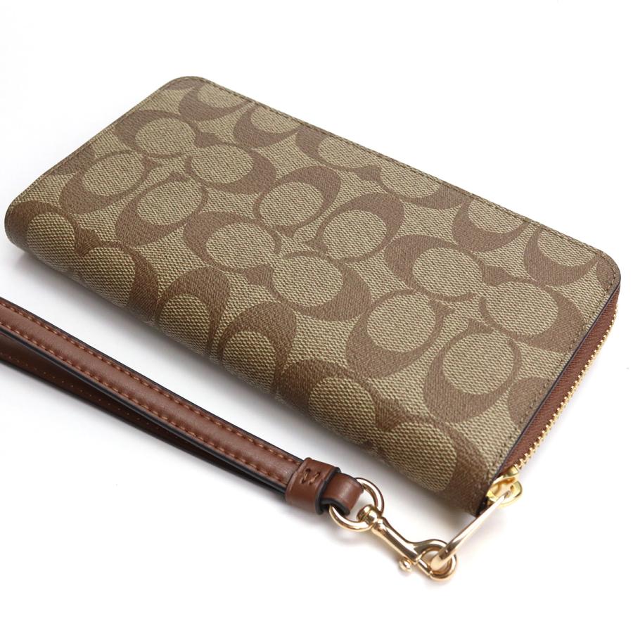 COACH コーチ 長財布ラウンドファスナー C4452 IME74 レディース ブラウン COACH（コーチ） 長財布ラウンドファスナー C4452 IME74 レディース