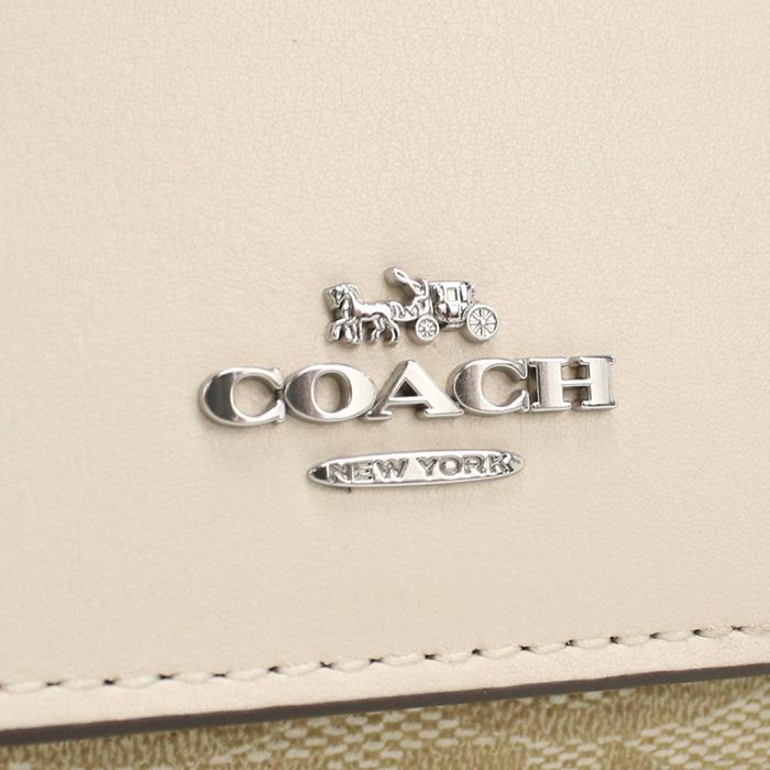 COACH（コーチ） マイクロ ウォレット シグネチャー 三つ折り財布小銭