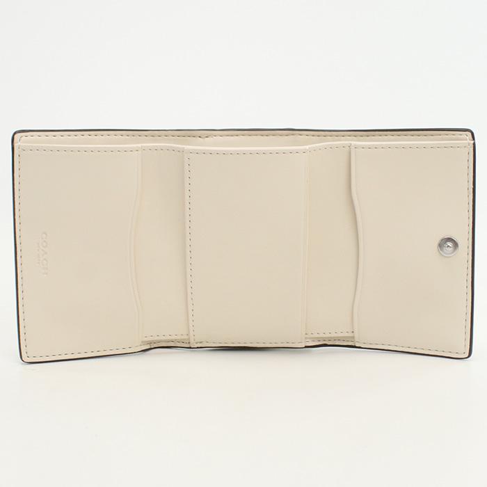 値下げ　未使用 COACH コーチ 三つ折財布 シグネチャー　ミニ ウォレット COACH（コーチ） レディース 三つ折り財布 シグネチャー ミニ