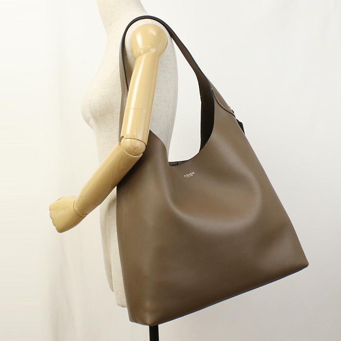 COACH コーチ セミショルダーバッグ ホーボーバッグ CU044 B4CBD BROOKLYN SB 39 ブルックリン レディース グレージュ 爆買の画像