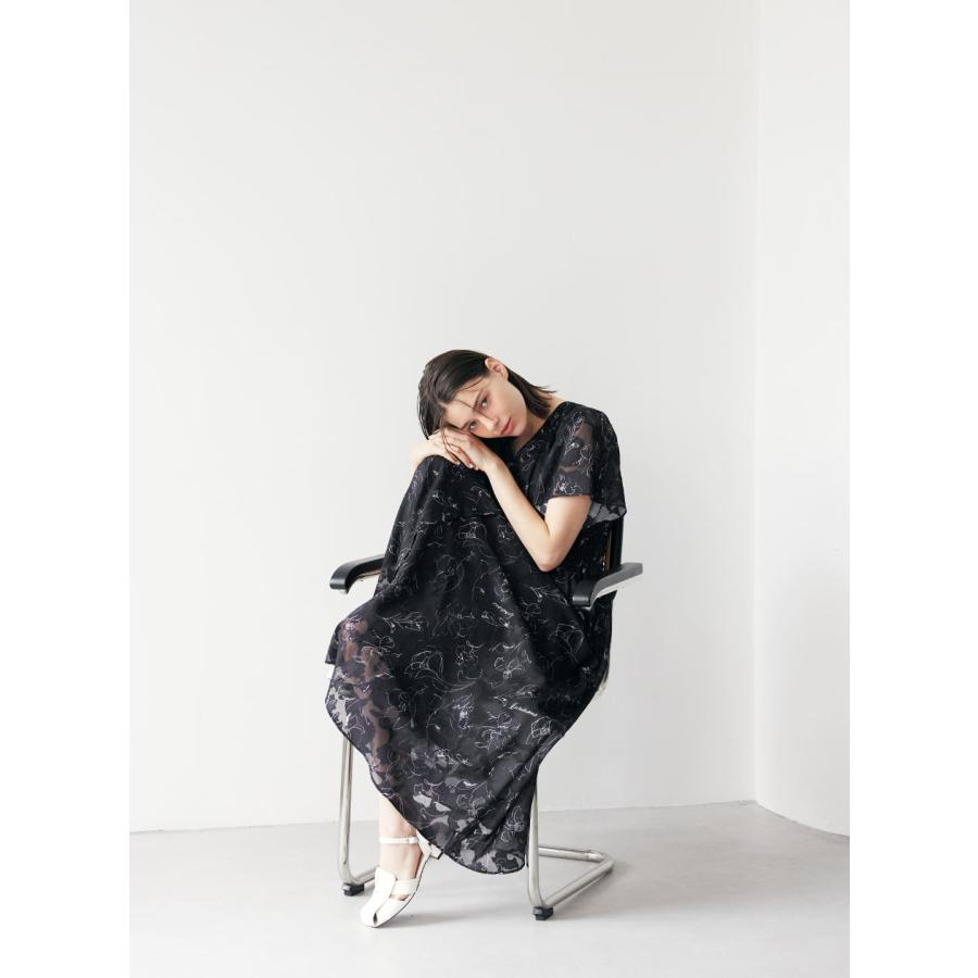 COEL 【40%OFF】ジャガードフラワープリントワンピース コエル COEL  