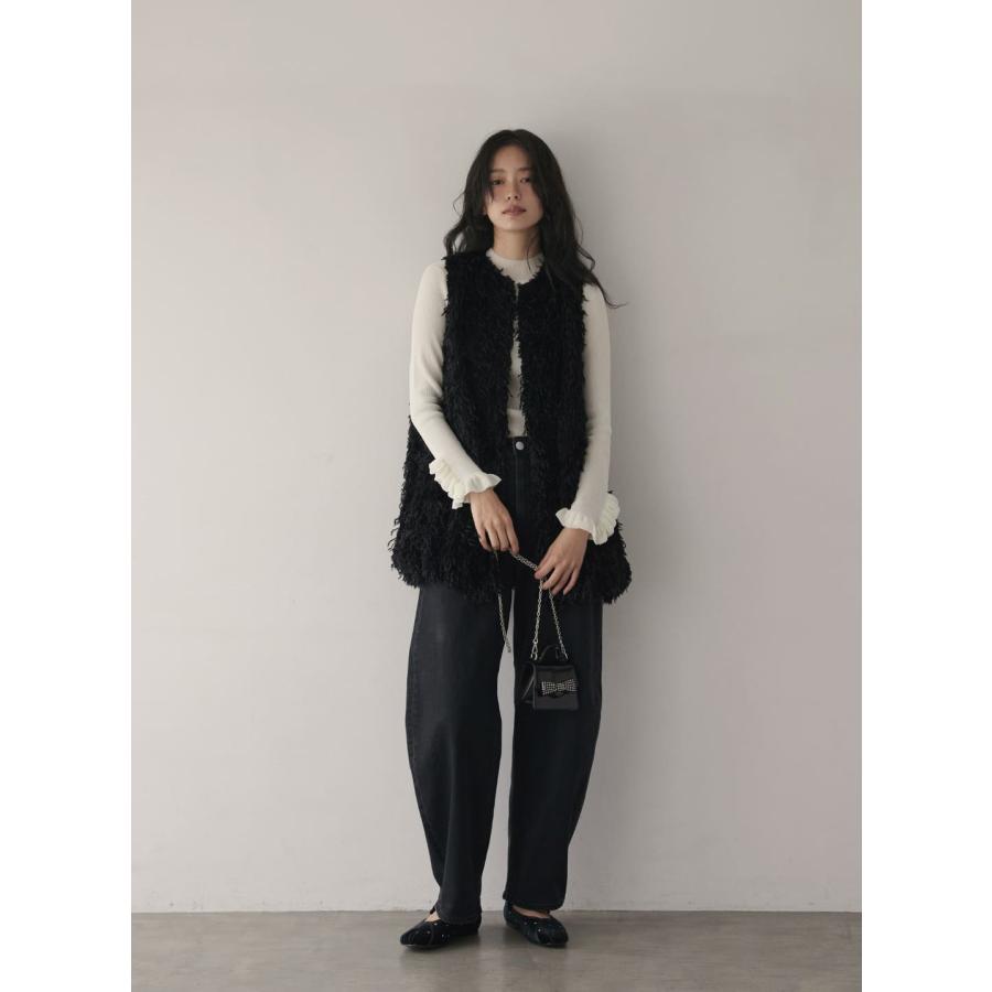 未使用　コエル　COEL フェザーバルーンジレ COEL（コエル） 【40%OFF】フェザーバルーンジレ ジレ ベスト : ビッグ