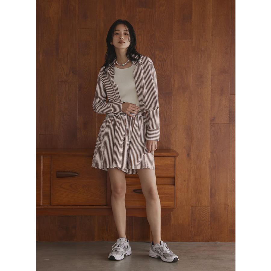 COEL ストライプシャツセットアップ COEL コエル セットアップ  
