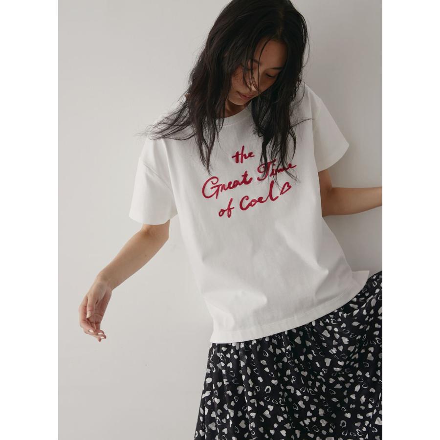 コエル（COEL）/メッセージ刺繍Tシャツ COEL（コエル） メッセージ刺繍TシャツCOEL Tシャツ : ビッグヒット