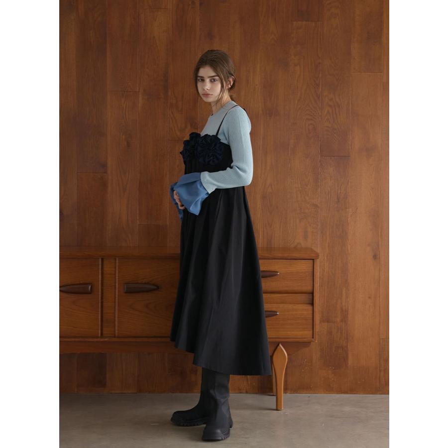 COEL 【50%OFF】 2WAYフラワーモチーフジャンパースカート COEL コエル 