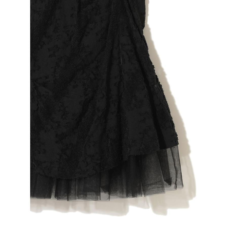 COEL（コエル） チュールレイヤードシアージャガードスカート : ビッグ