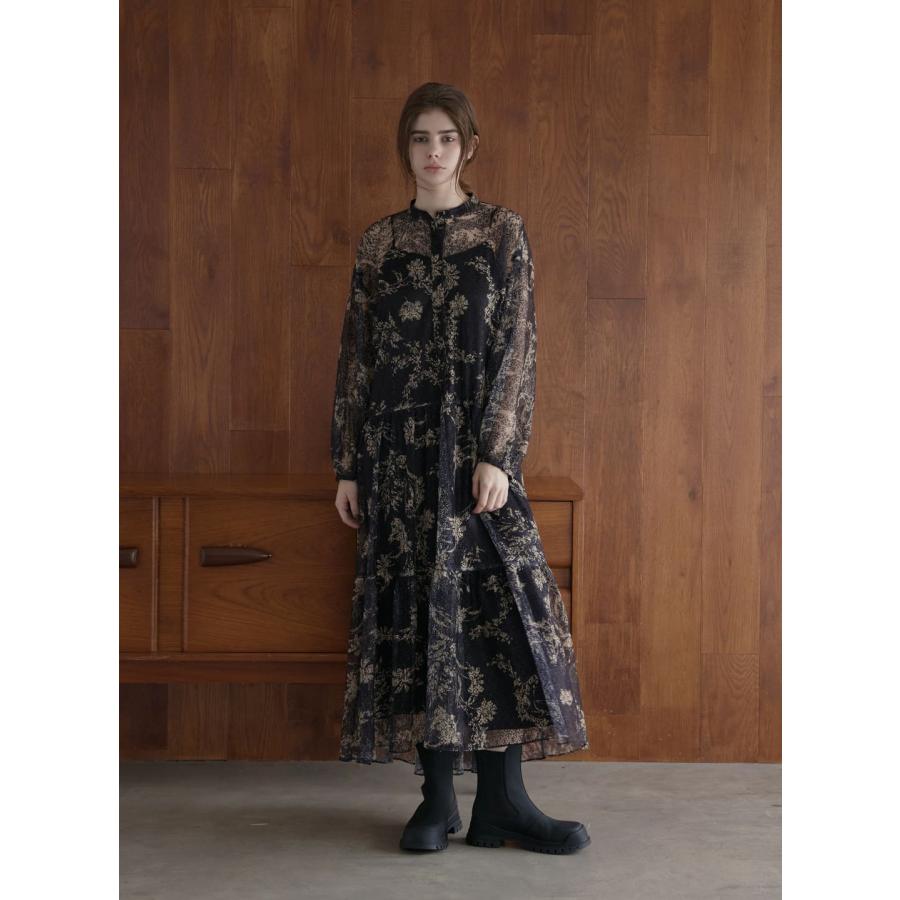 COEL レースプリントロングワンピース COEL コエル ワンピース  