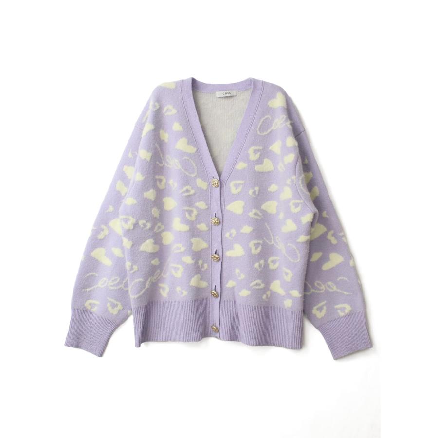 COEL（コエル） 【50%OFF】 ハートジャガードビッグカーディガン