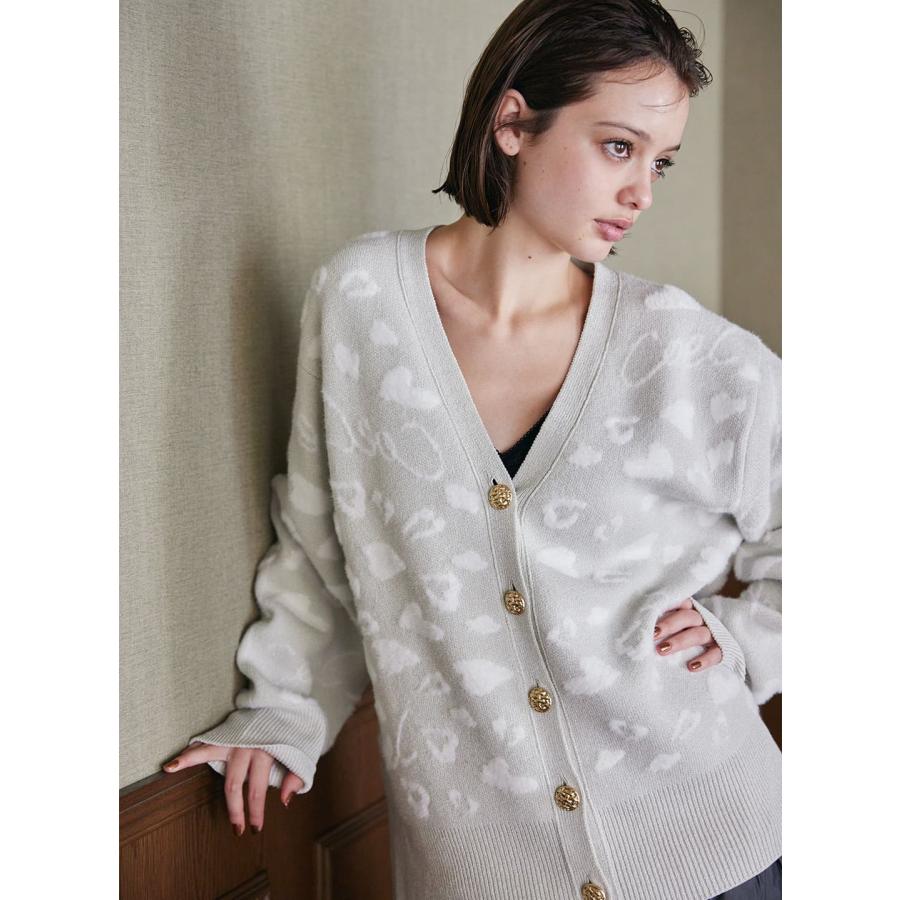 COEL（コエル） 【50%OFF】 ハートジャガードビッグカーディガン