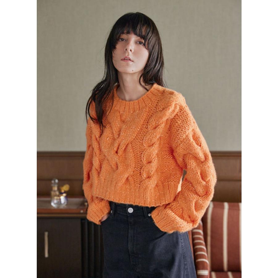 COEL（コエル） 【30%OFF】 手編みワイドケーブルニット ニット